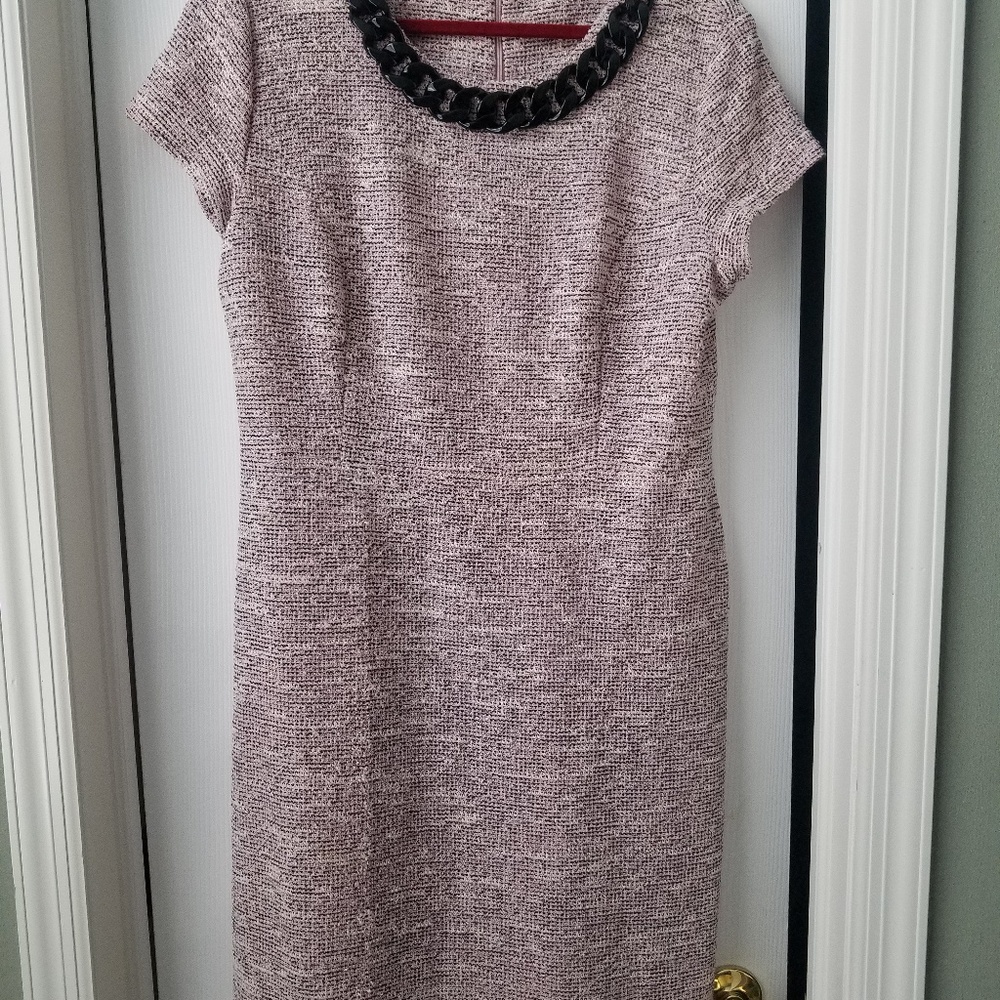 Karl Lagerfeld light tweed dress size 14